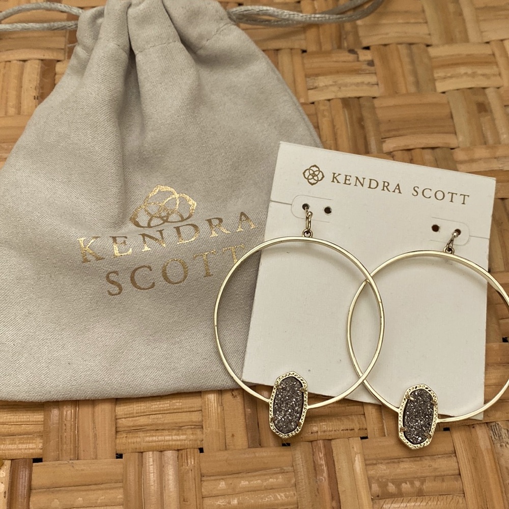 Kendra Scott Gold Hoops